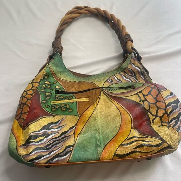 Anuschka Multicolor Sunflower Shoulder Bag - Picture 10 of 16